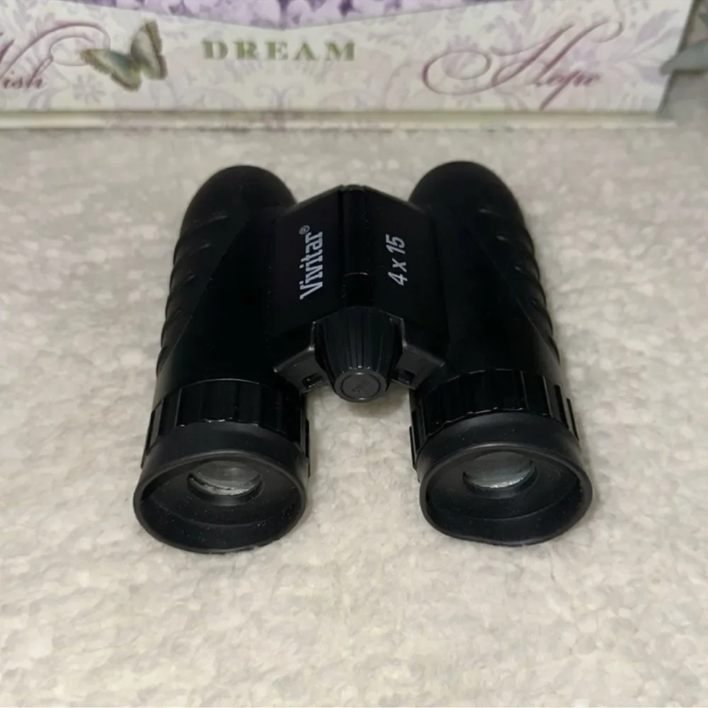 Vivitar 4 x 15 Compact Black Binoculars